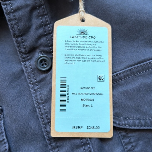 NWT Faherty Lakeside CPO Jacket - Picture 6 of 9